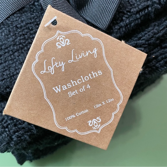 Lofty Living washcloths set of 4 - Picture 7 of 8